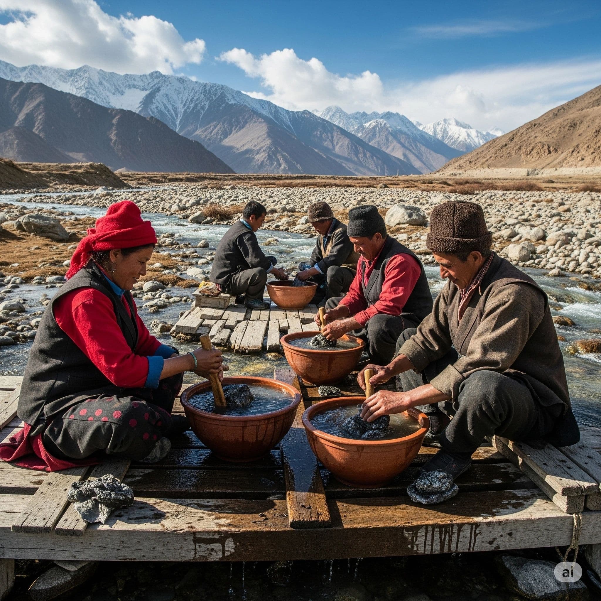 Bulk Shilajit harvest